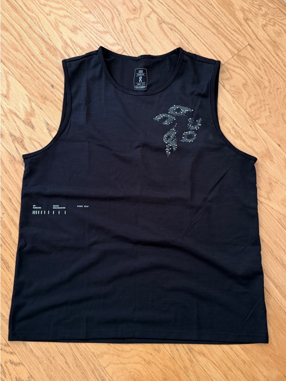 On Running Tank - Men’s Large, Black
